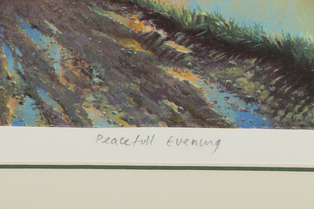 Andrew Warden Artist's Proof Giclée Print on Paper "Peacefull Evening"
