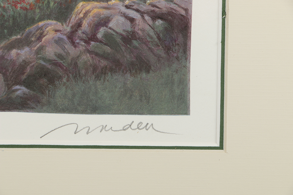 Andrew Warden Artist's Proof Giclée Print on Paper "Majesty Lake"