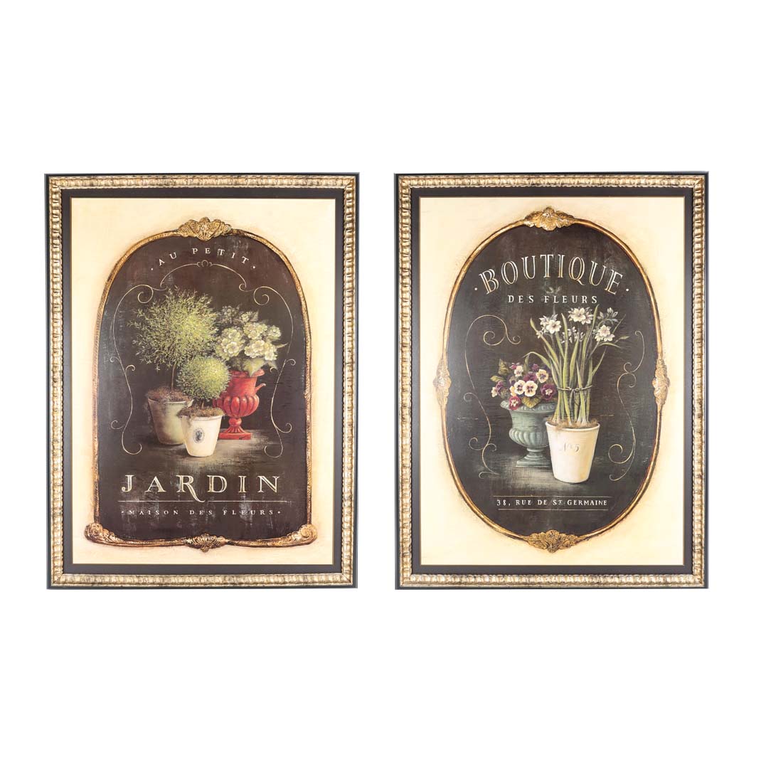 French Inspired Offset Lithographs