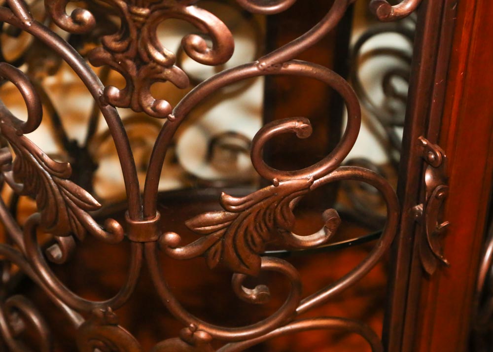 Wood and Metal Side Table