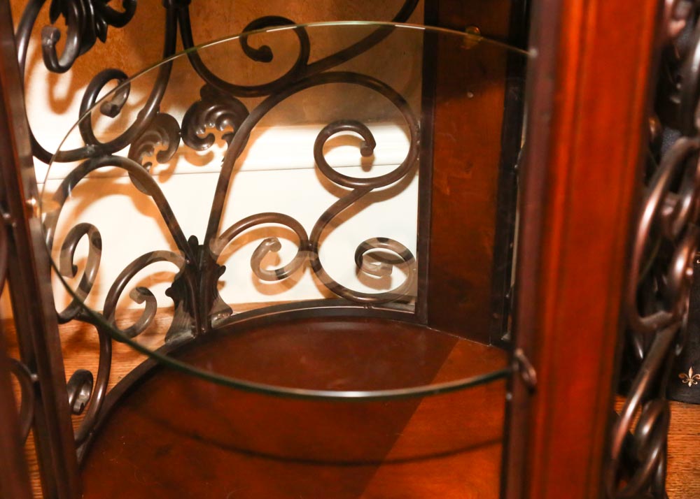 Wood and Metal Side Table