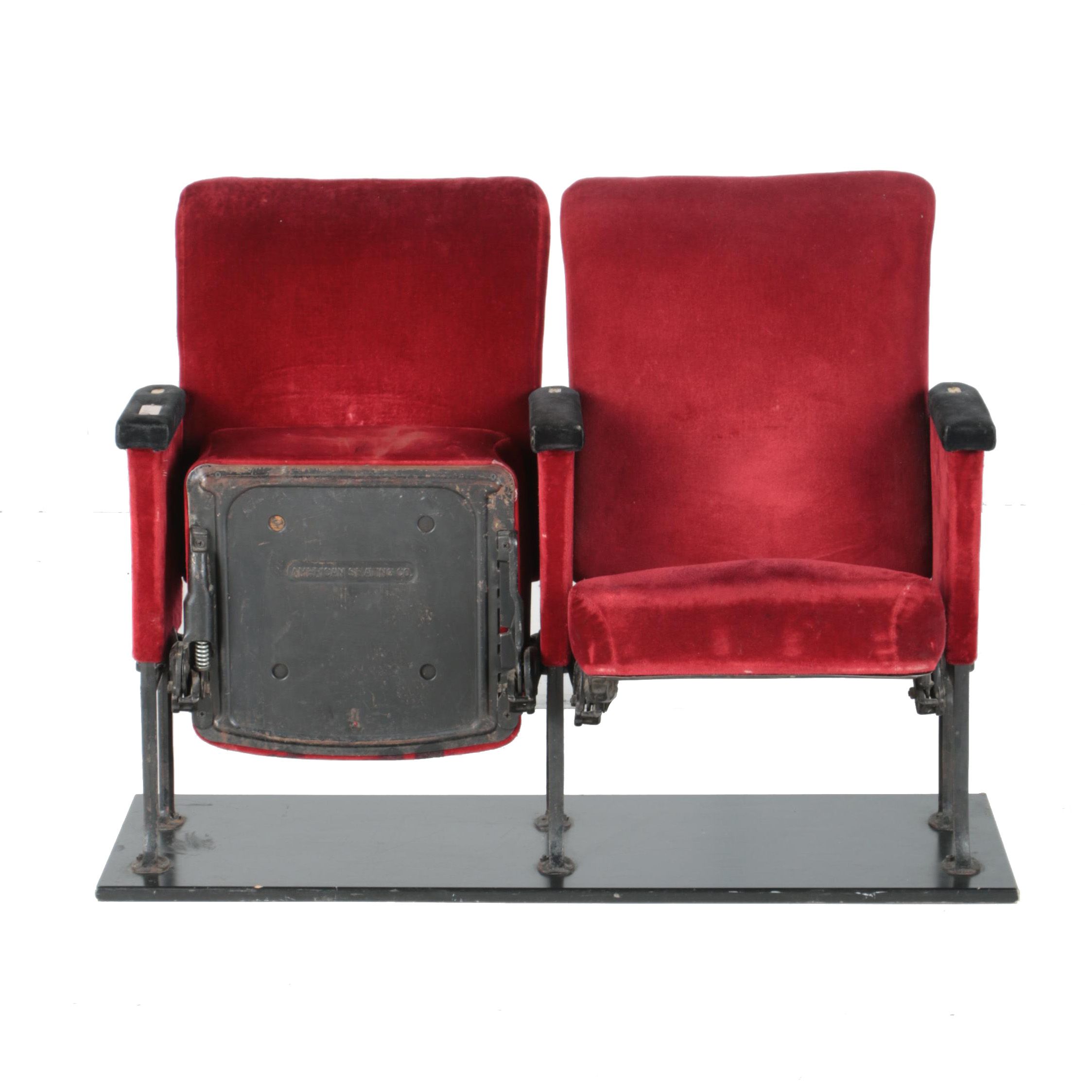 Pair of Radio City Music Hall Theater Seats