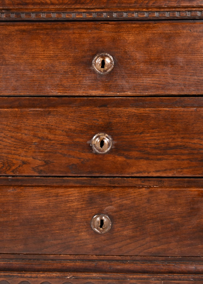 Splendid Circa 1820 French Oak Slant Front Secretary