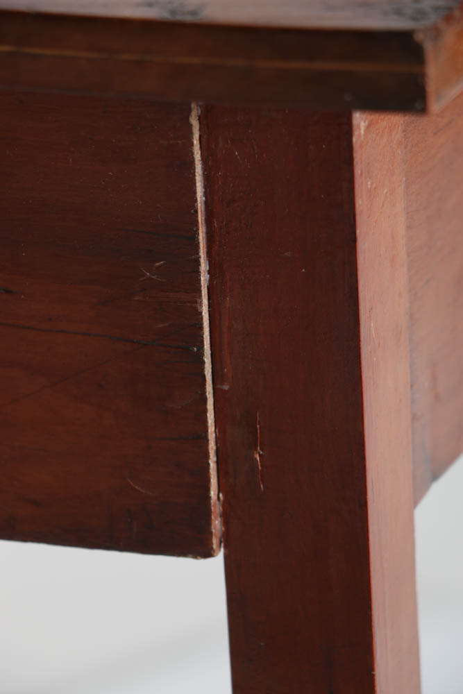 19th Century Cherry One Drawer Stand