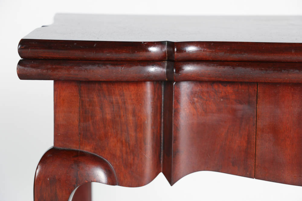 Mahogany Queen Anne Game Table