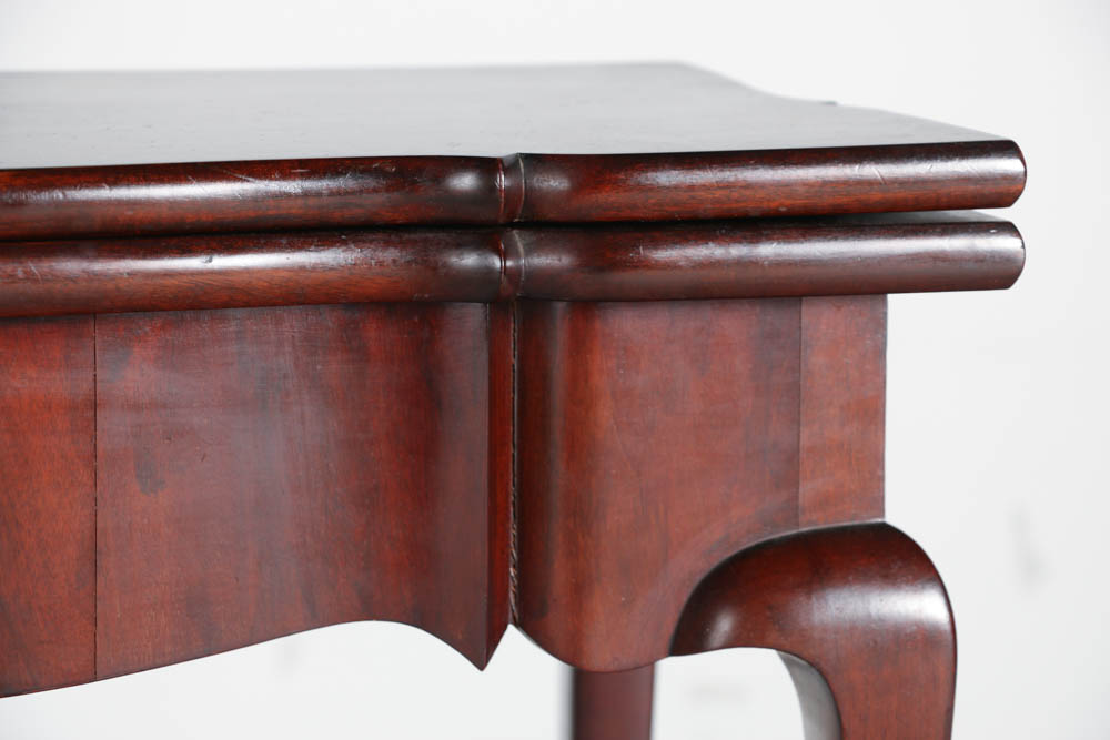 Mahogany Queen Anne Game Table