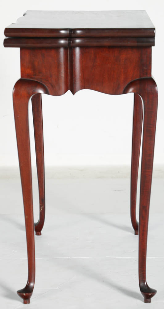 Mahogany Queen Anne Game Table
