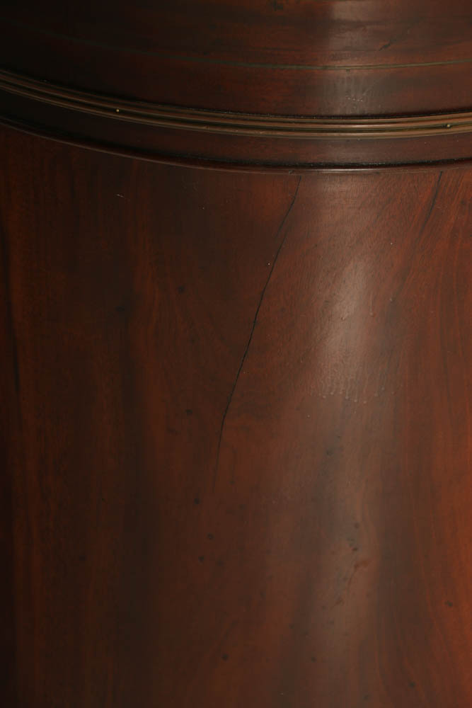 Early 20th Century Mahogany Two Piece China Cupboard