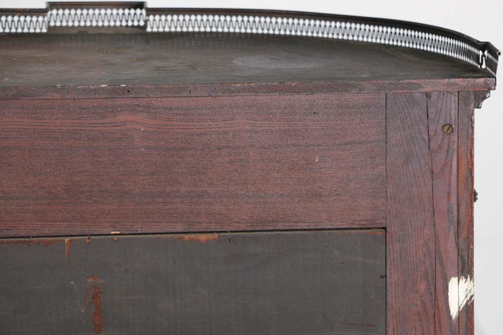 Early 20th Century Mahogany Two Piece China Cupboard