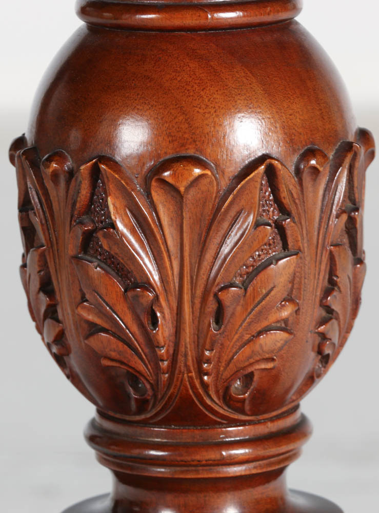 Early 20th Century Mahogany Pedestal Game Table