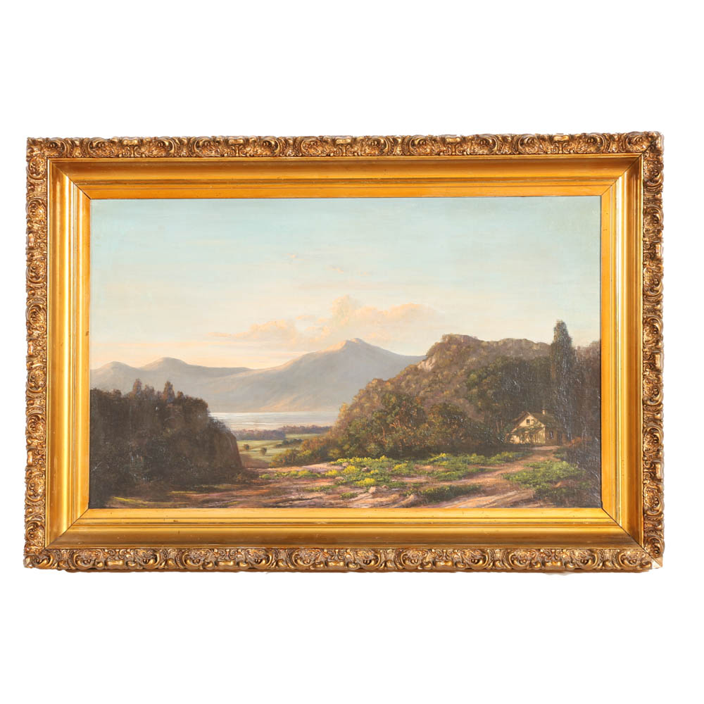 Original Oil On Canvas Landscape