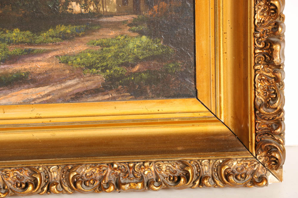 Original Oil On Canvas Landscape