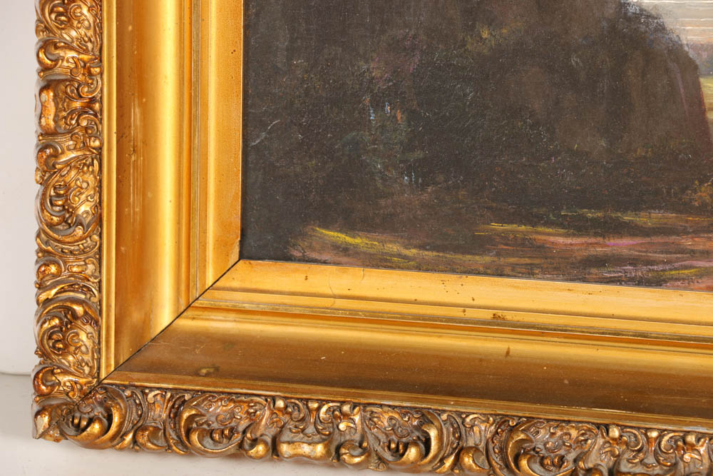 Original Oil On Canvas Landscape