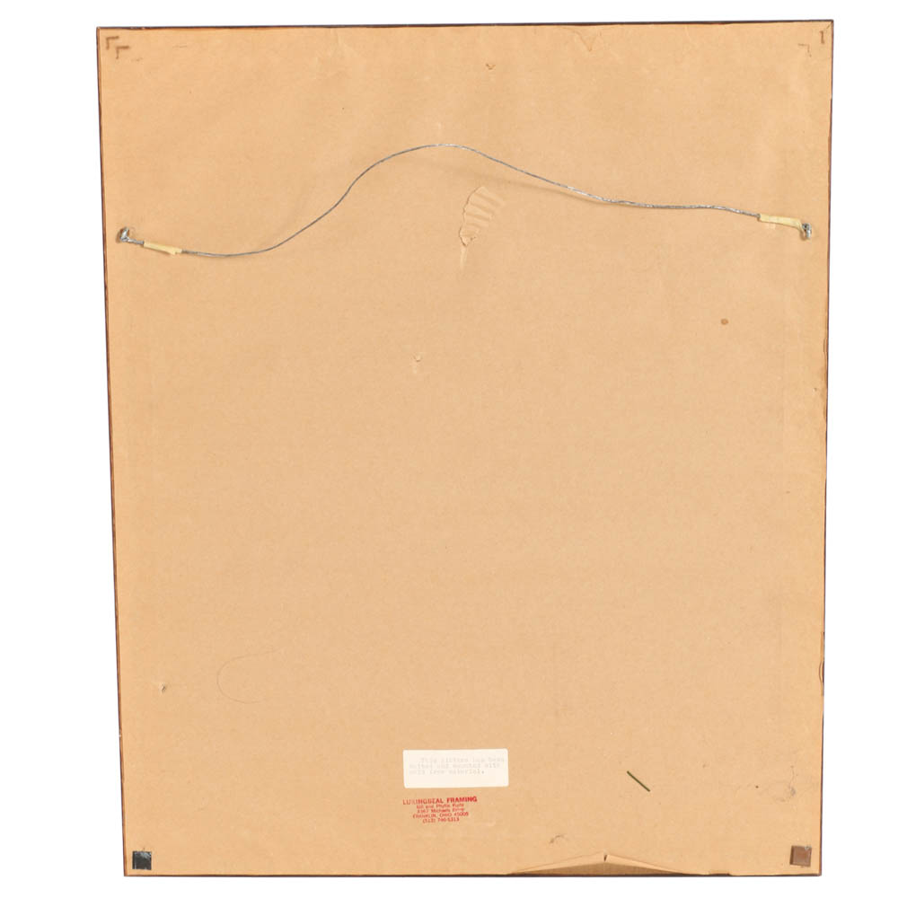 Vintage Audubon "Purple Grackle" Lithograph Print