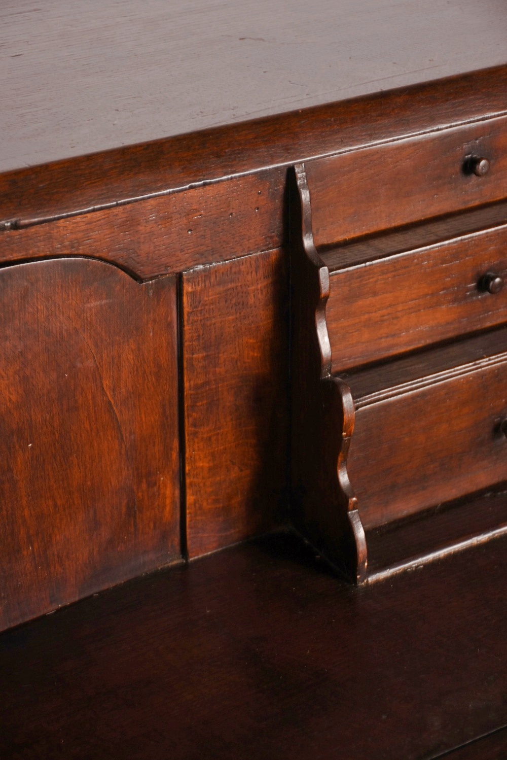 Splendid Circa 1820 French Oak Slant Front Secretary