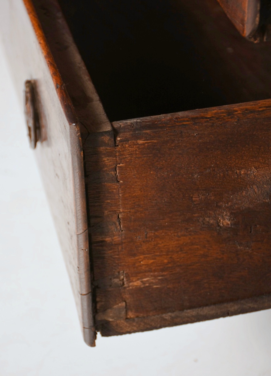 Splendid Circa 1820 French Oak Slant Front Secretary