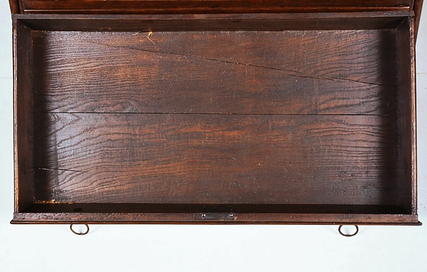 Splendid Circa 1820 French Oak Slant Front Secretary