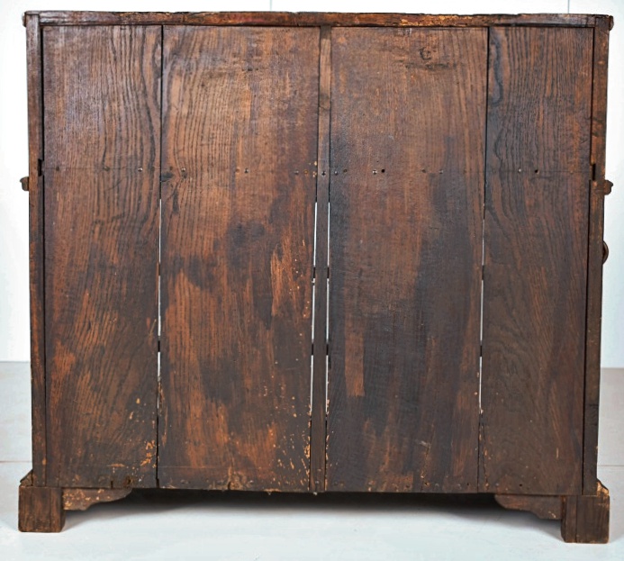 Splendid Circa 1820 French Oak Slant Front Secretary