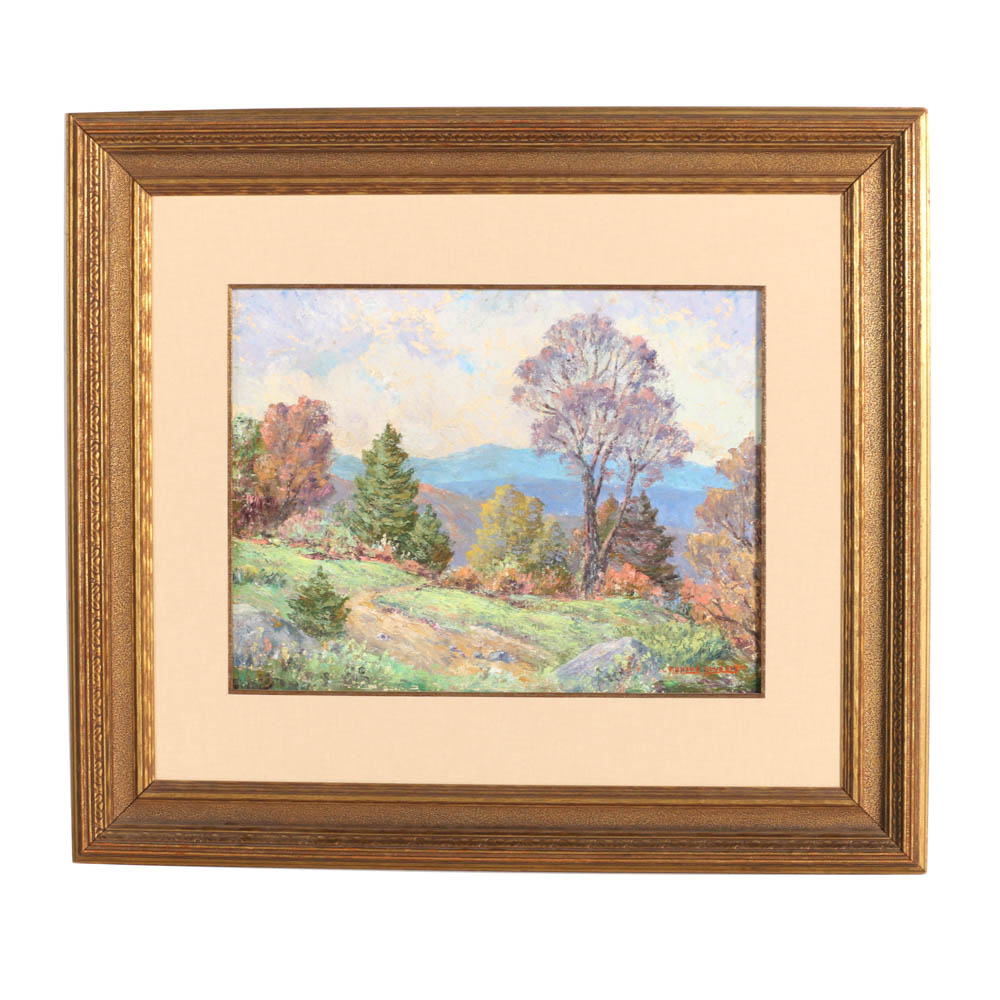 Double Sided Landscape Paintings by Rupert Lovejoy (1885-1975)