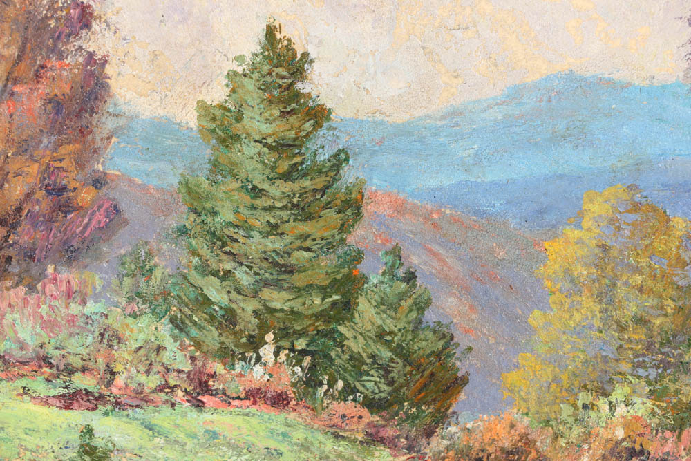 Double Sided Landscape Paintings by Rupert Lovejoy (1885-1975)