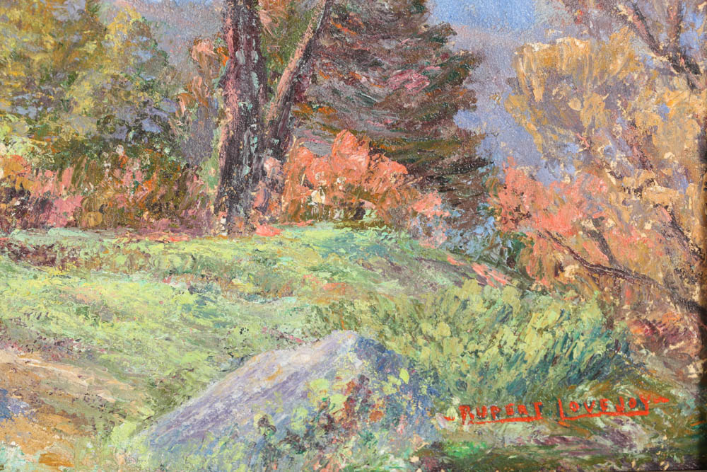 Double Sided Landscape Paintings by Rupert Lovejoy (1885-1975)