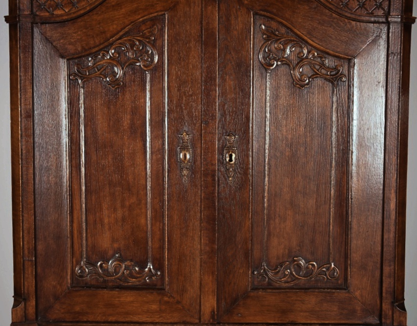 Splendid Circa 1820 French Oak Slant Front Secretary
