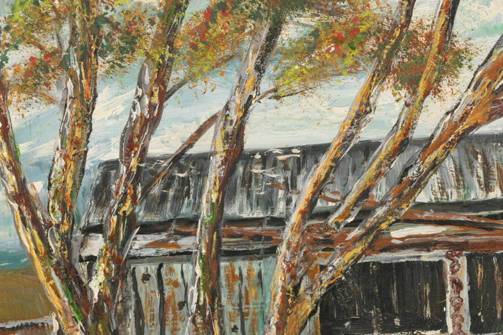 Original Oil Painting on Board by EJ Sorenson