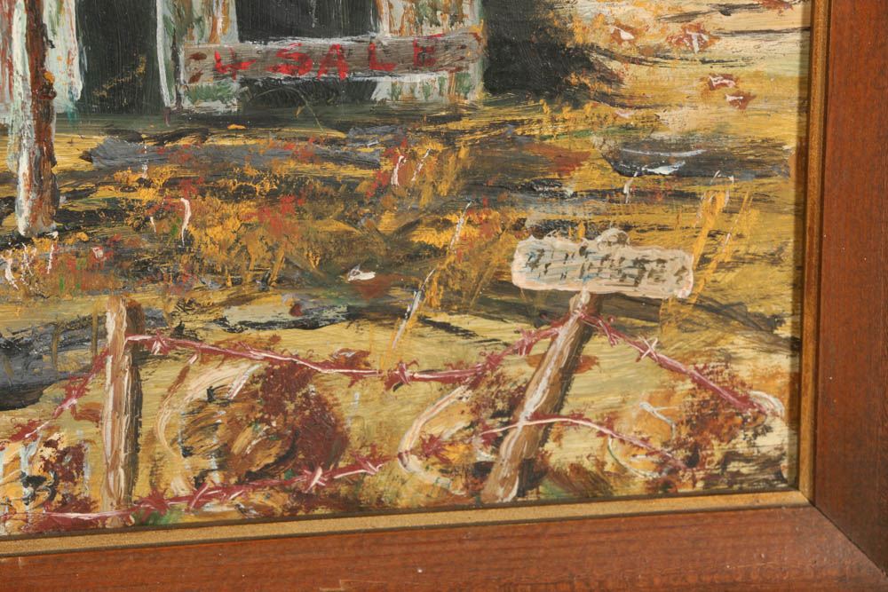 Original Oil Painting on Board by EJ Sorenson