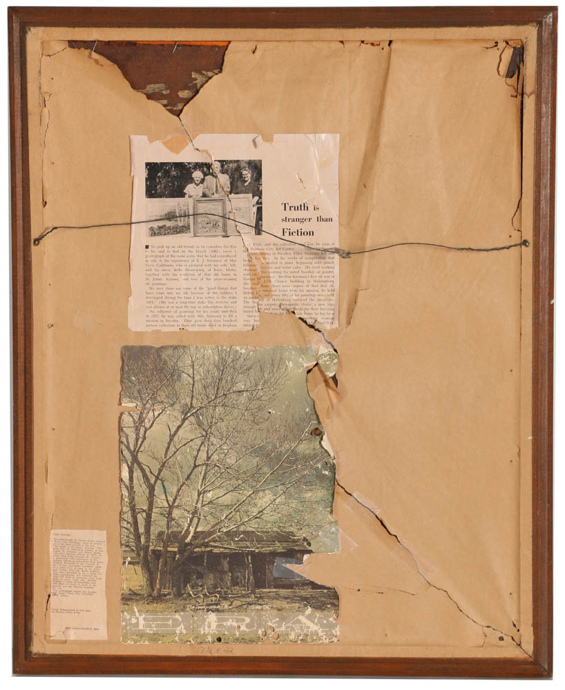 Original Oil Painting on Board by EJ Sorenson