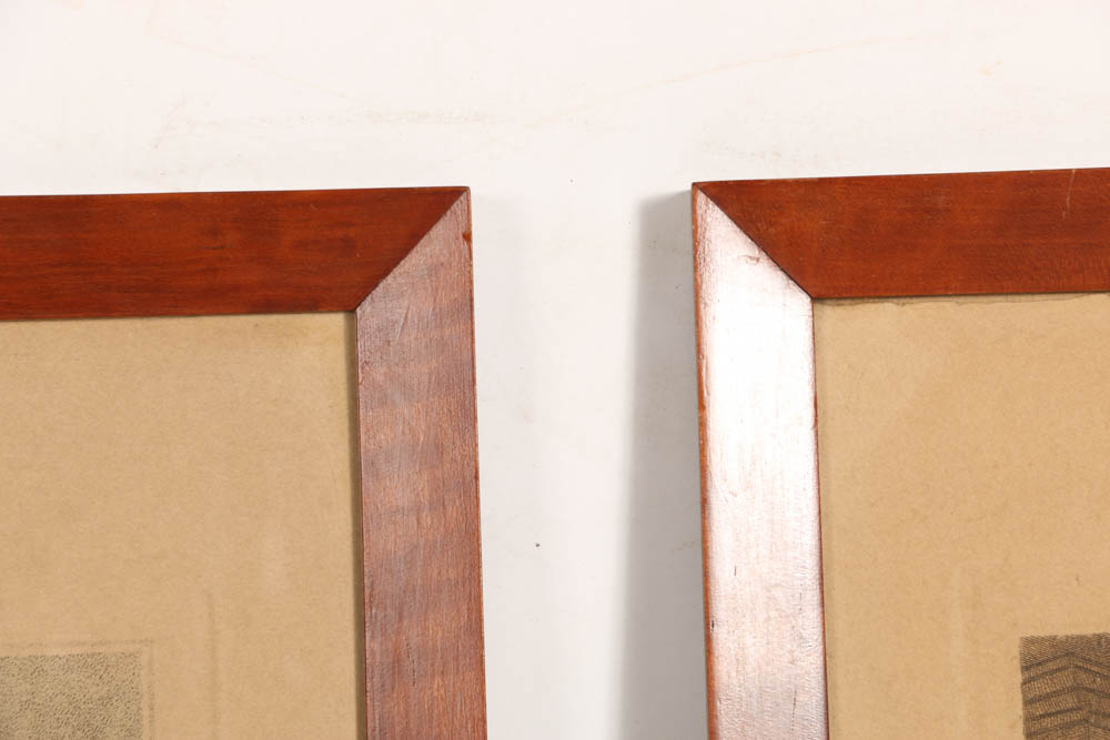 "Cries of London" Plate 9 and 12 Colored Engraving