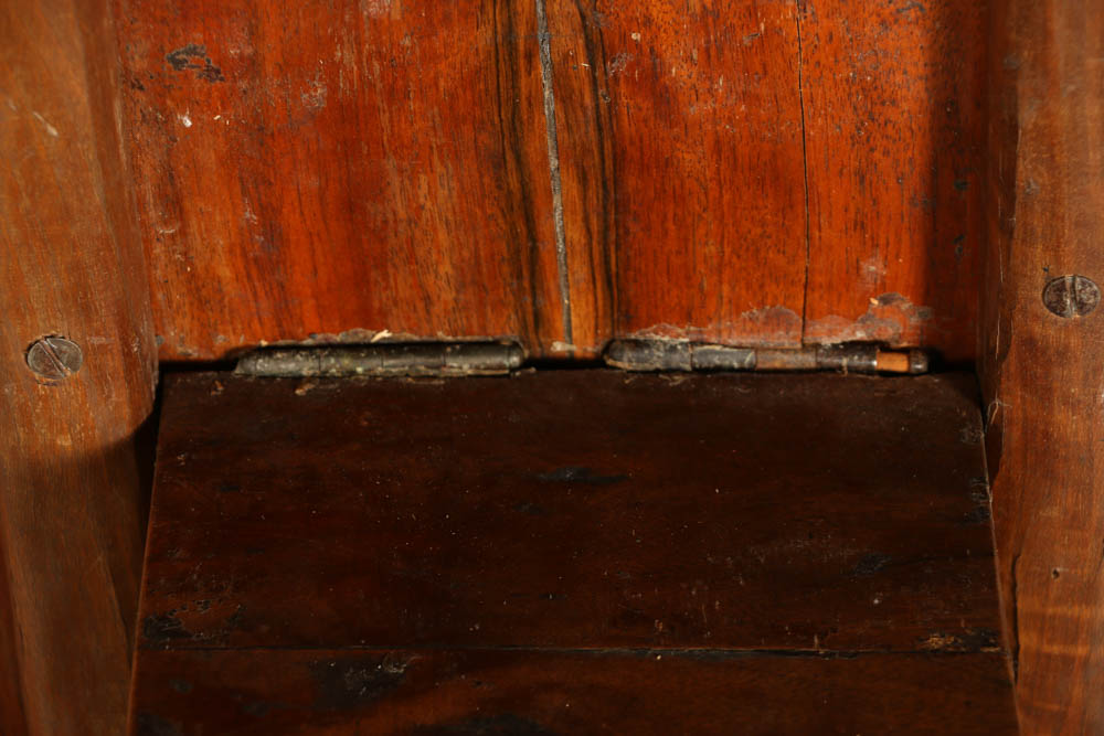 19th Century Italian Walnut Tilt Top with Delicate Marquetry