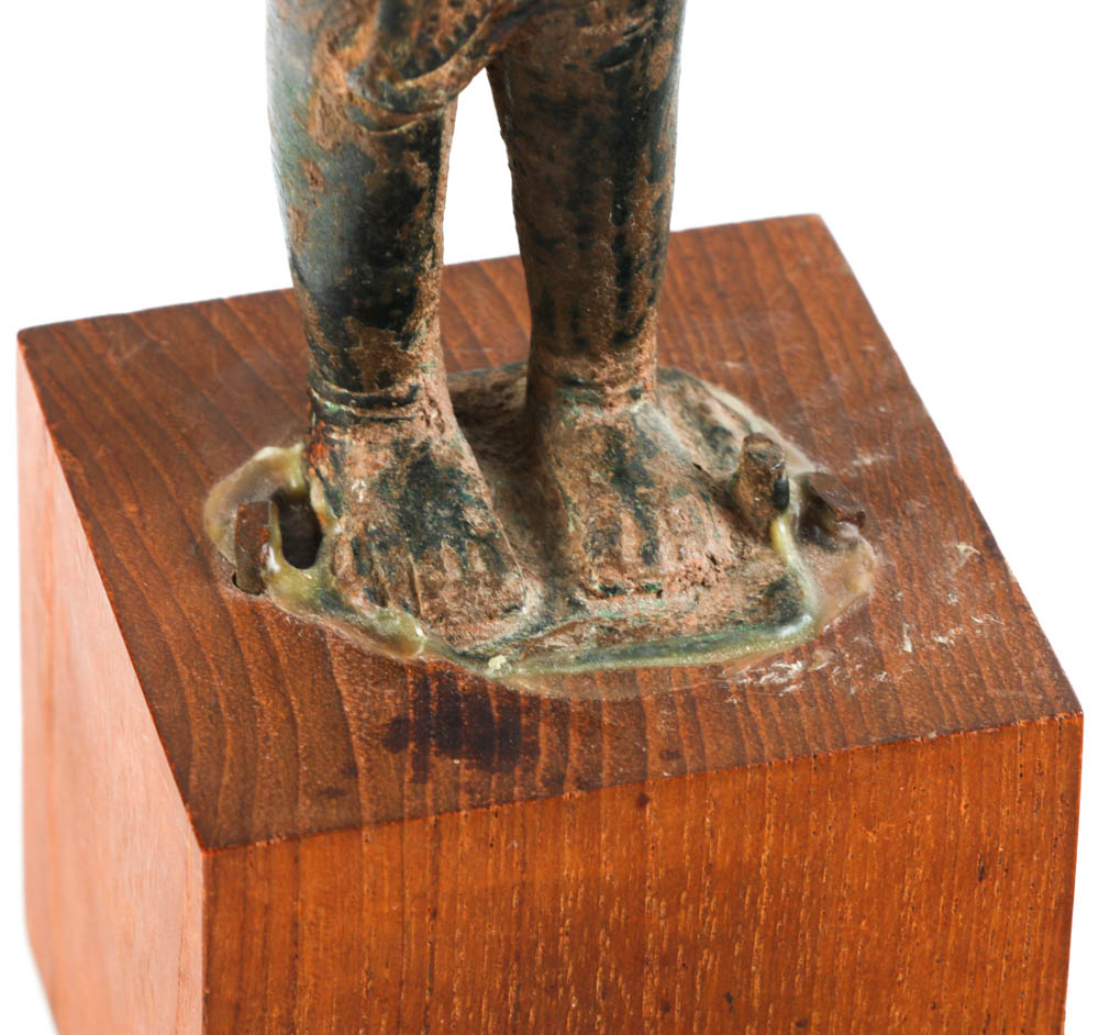 Cambodian Angkor Style Metal Statue