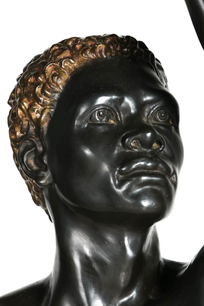 Early 20th Century Italian Blackamoor Life Size Bronze