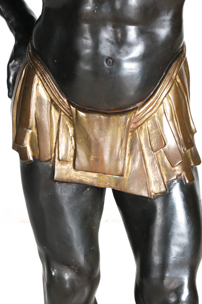 Early 20th Century Italian Blackamoor Life Size Bronze