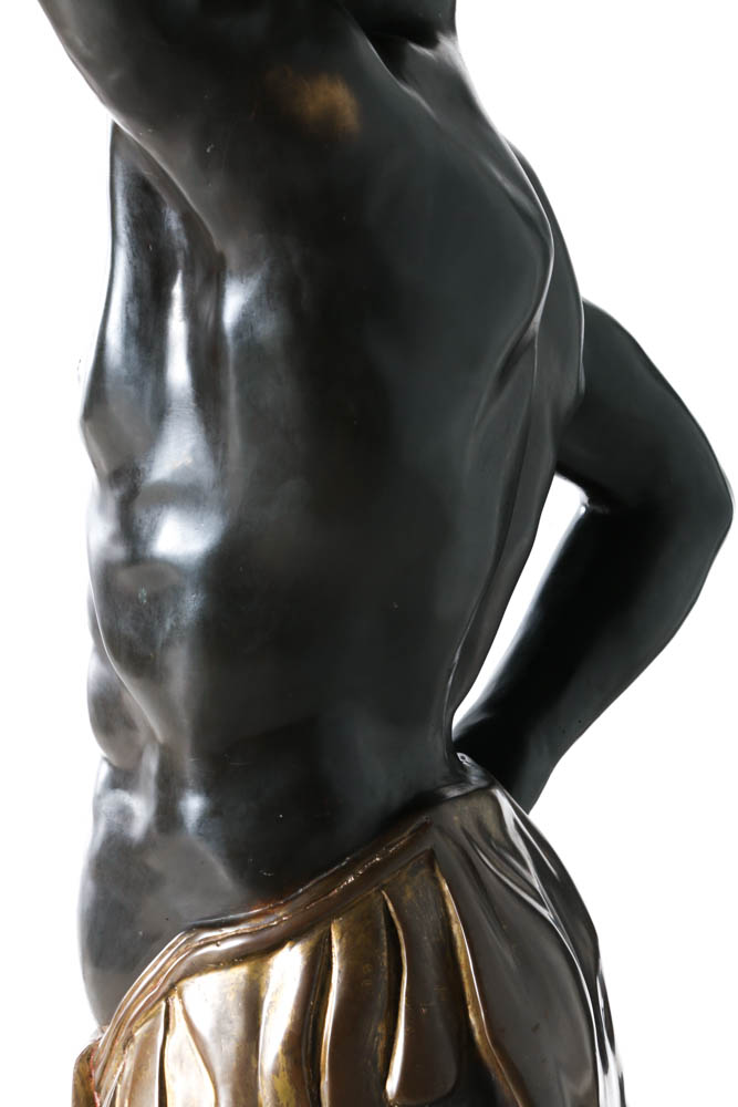 Early 20th Century Italian Blackamoor Life Size Bronze