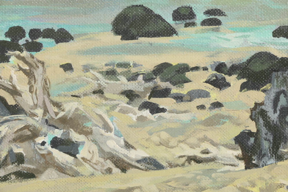 Original Seascape Oil Painting by Cincinnati Artis Carl Zimmerman