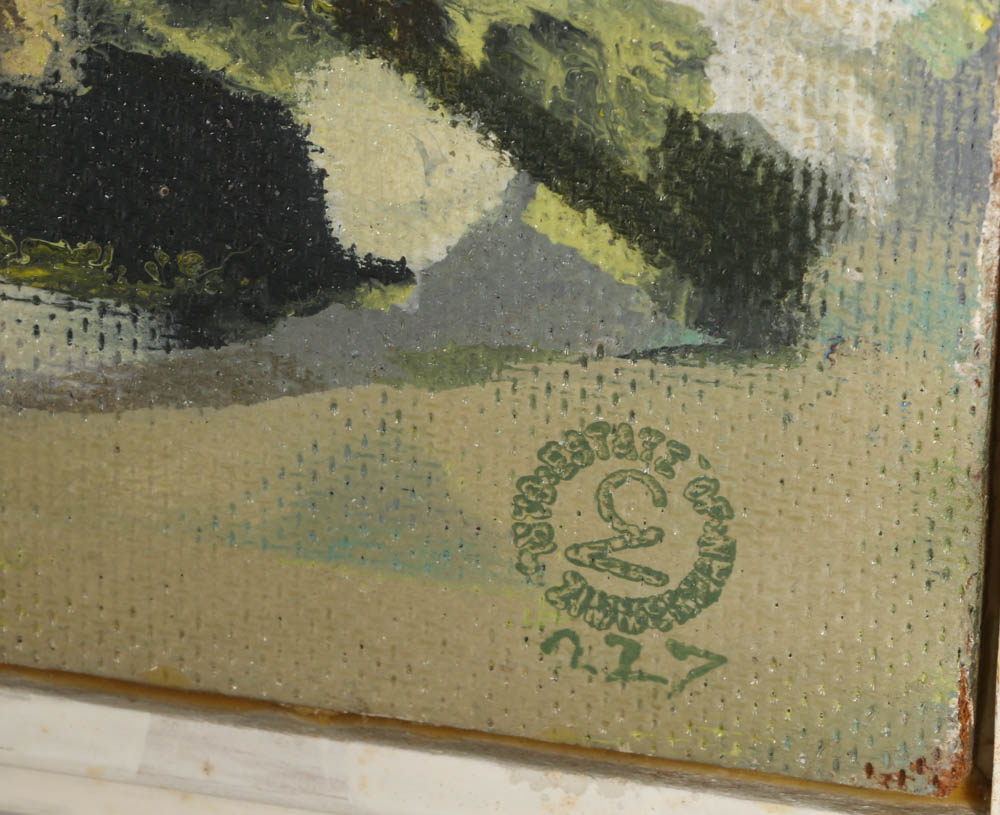 Original Seascape Oil Painting by Cincinnati Artis Carl Zimmerman