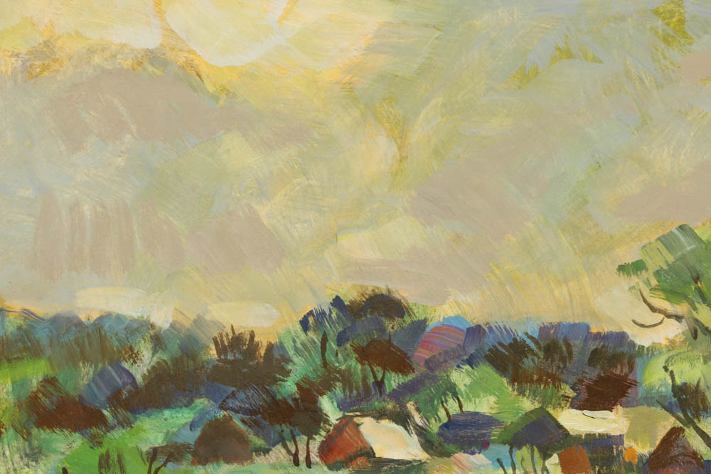 Original Oil On Board by Carl Zimmerman