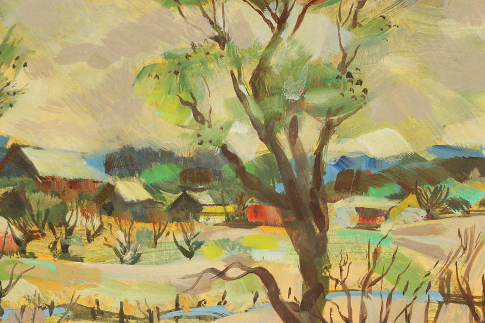 Original Oil On Board by Carl Zimmerman