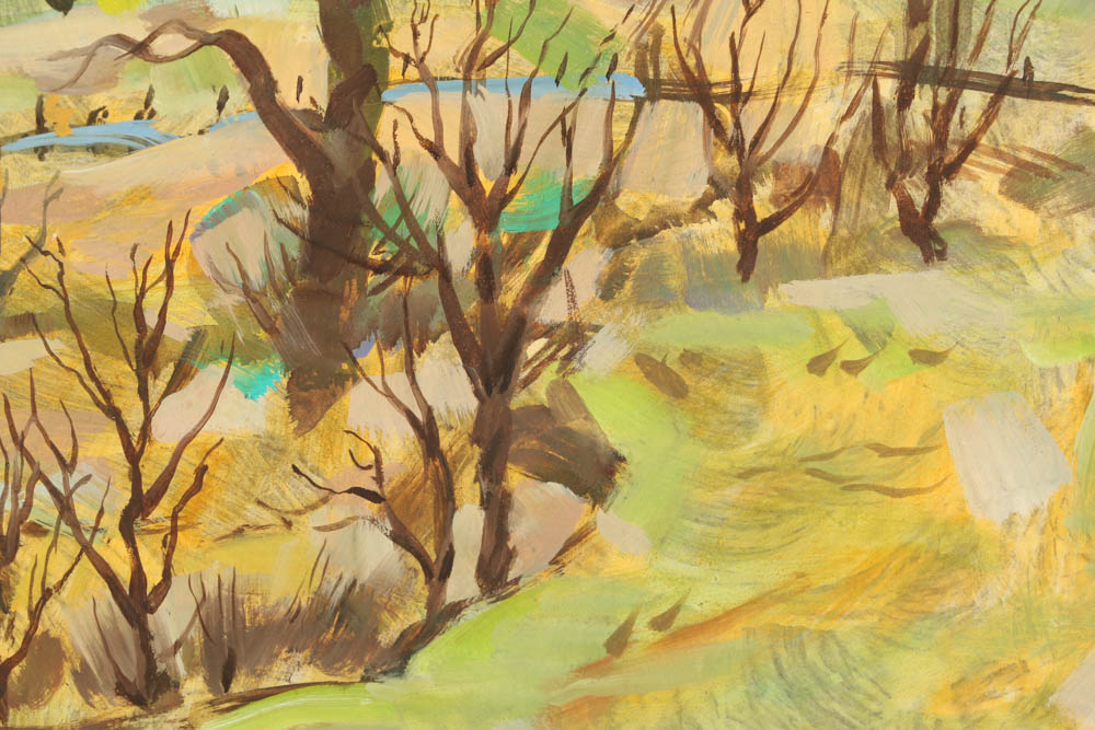 Original Oil On Board by Carl Zimmerman