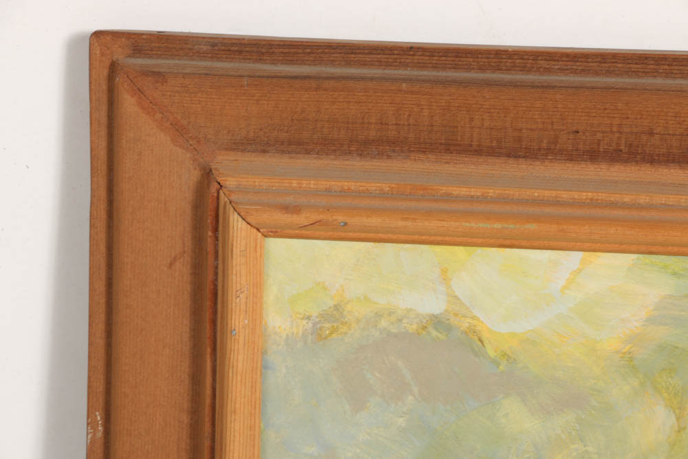 Original Oil On Board by Carl Zimmerman