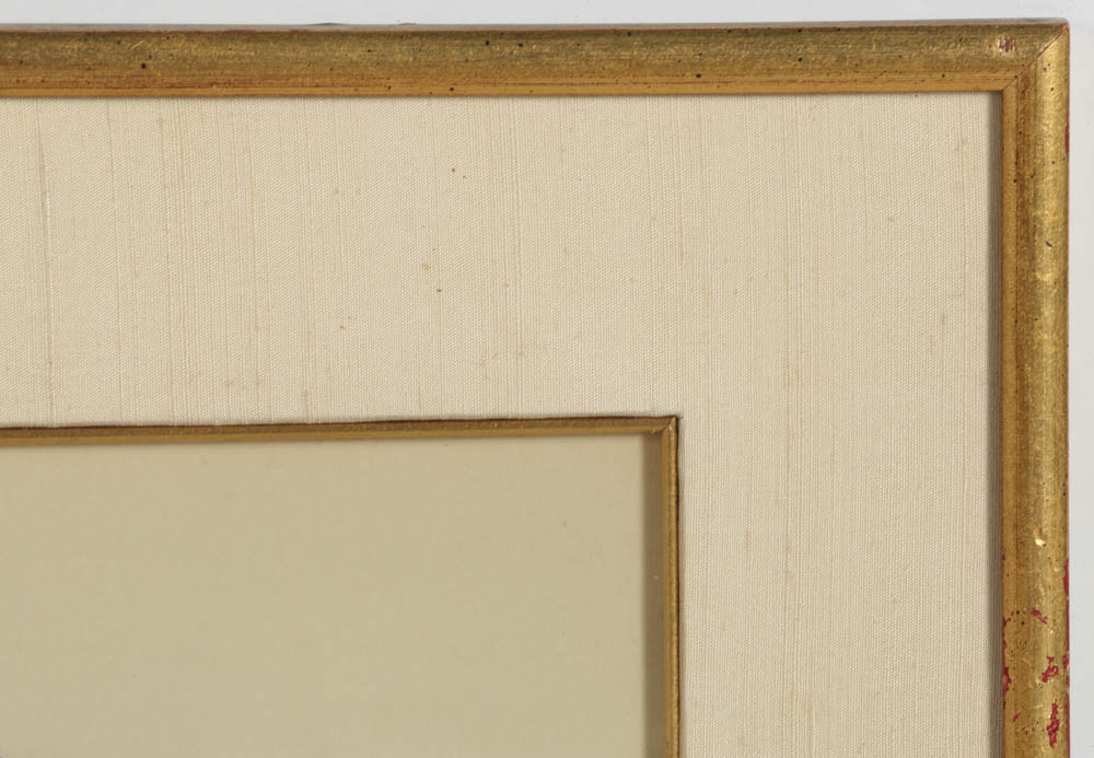 Pair of Framed Chinese Folded Fan Prints