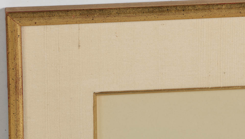 Pair of Framed Chinese Folded Fan Prints