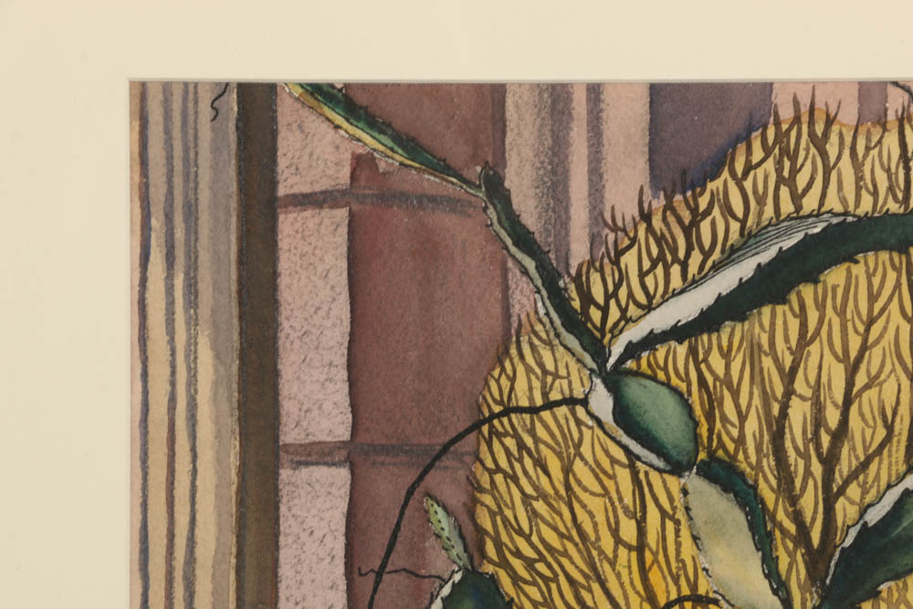 Florence Bartley Smithburn Original Watercolor Painting on Paper