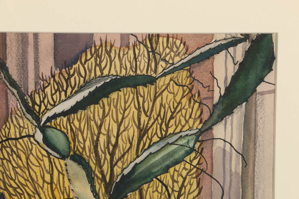 Florence Bartley Smithburn Original Watercolor Painting on Paper