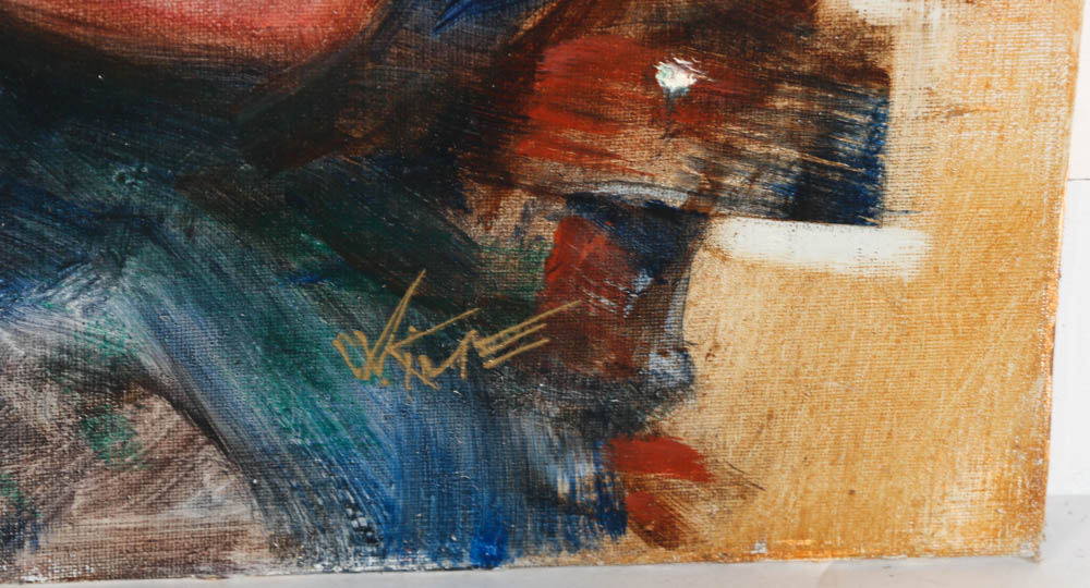 Original Wesley Kime Portrait of Irishman