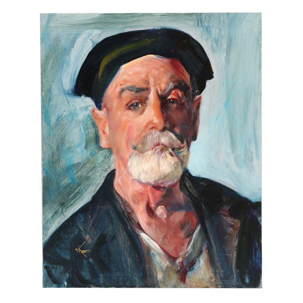 Original Wesley Kime Portrait of_Old Dan Kime_