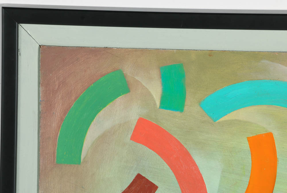 "Composition" Original Oil on Board by Arthur Helwig (1899-1976)