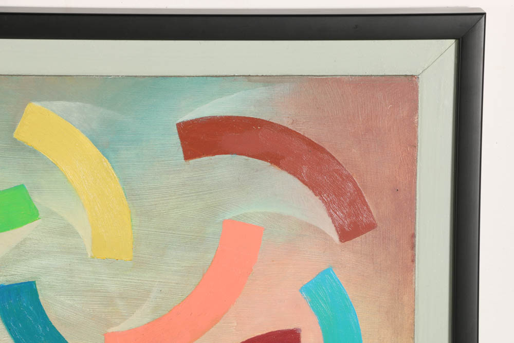 "Composition" Original Oil on Board by Arthur Helwig (1899-1976)