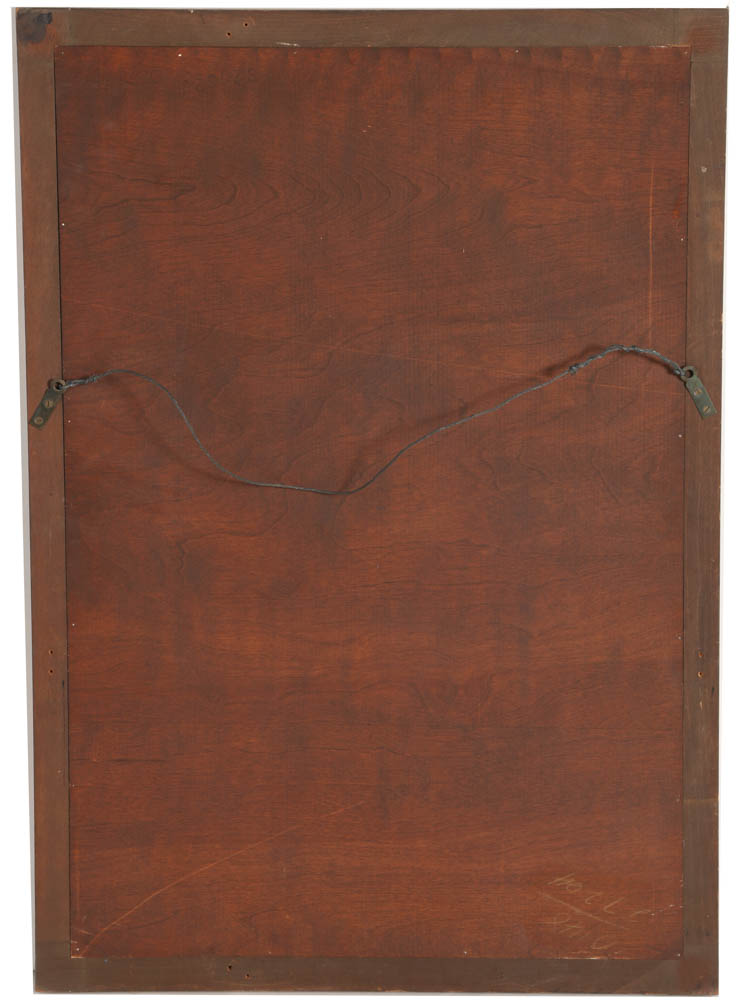 Vintage Mirror in Antiqued Gold Baluster Frame